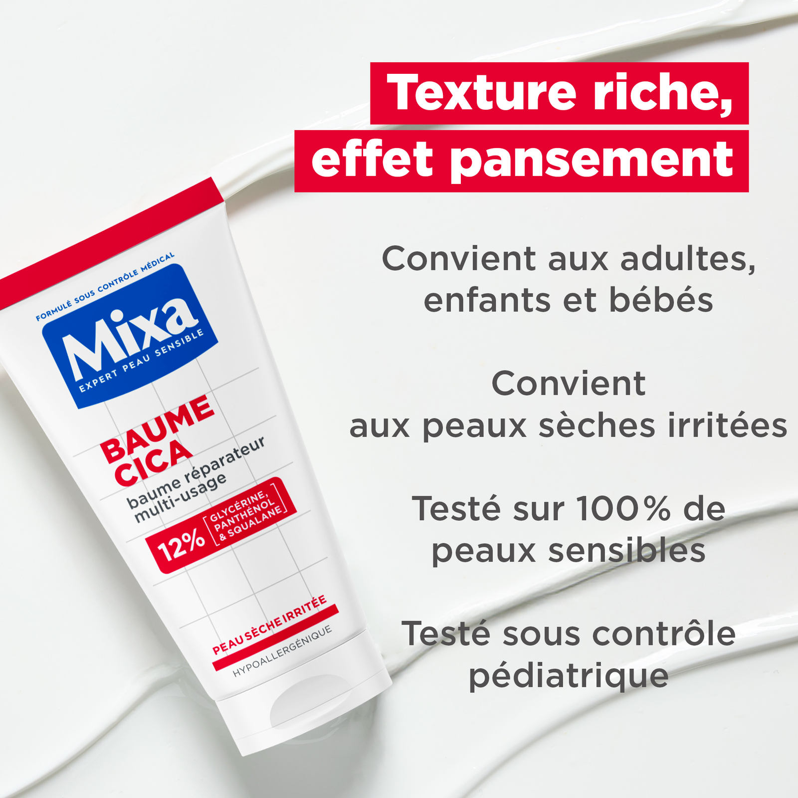 Mixa Cica Baume – Crème Réparatrice Multi-Usage 50 ml