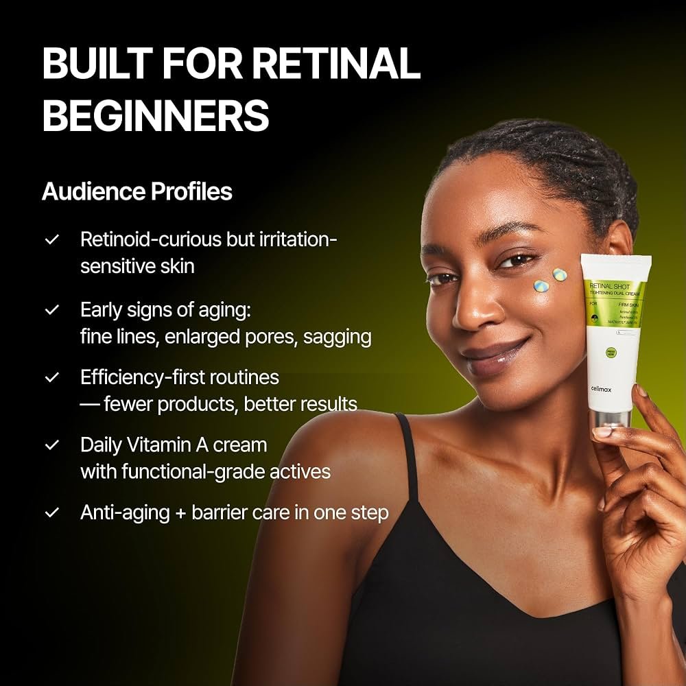 celimax The Vita-A Retinal Shot Tightening Dual Cream, 1.69 fl.oz
