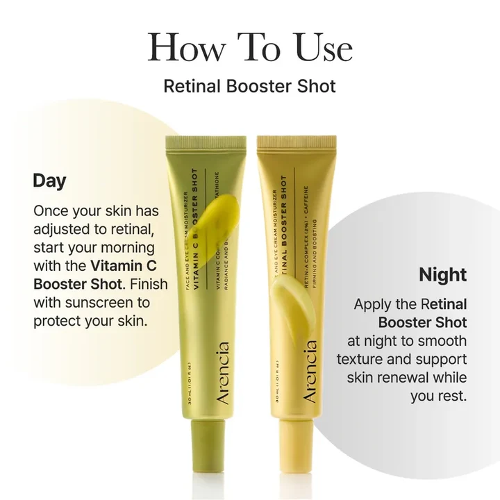 Arencia Vitamin C Booster Shot Face Eye Moisturizer 30ml
