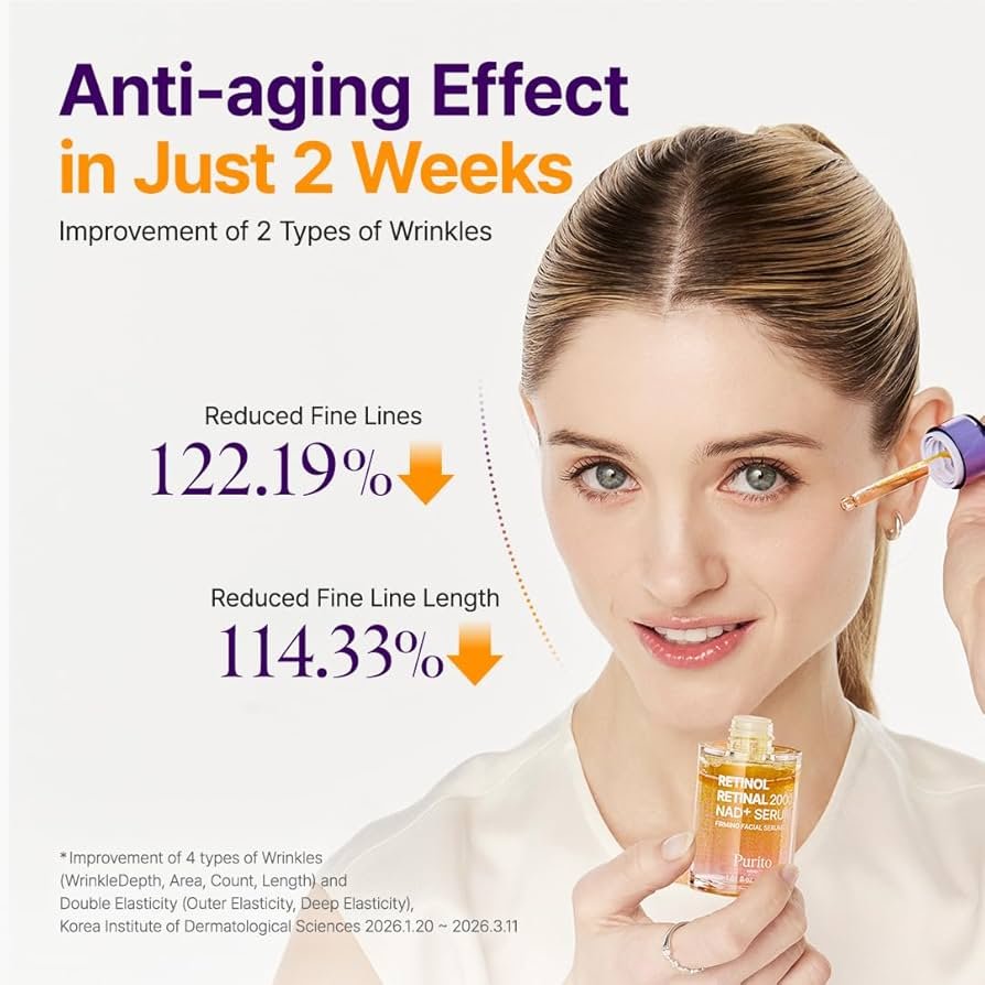 PURITO Retinol retinal 2000 nad+ serum