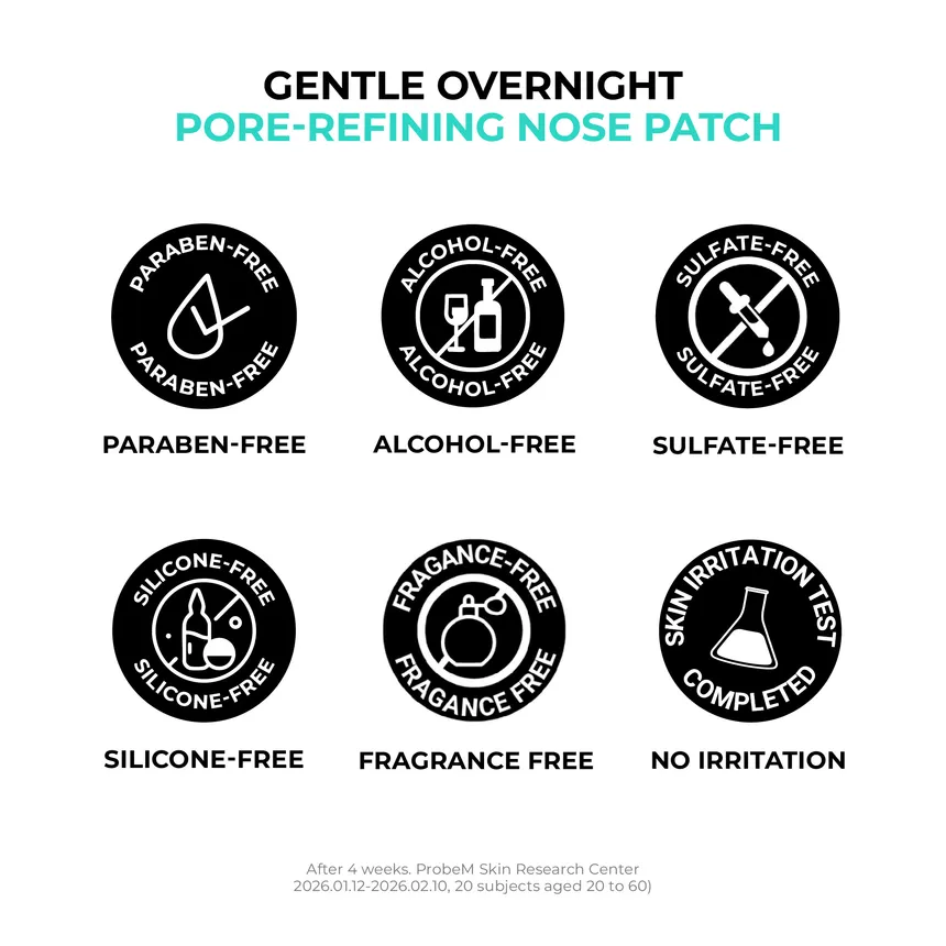 JUMISO Overnight Zero Pore Nose Patch  لاصقات ليلية