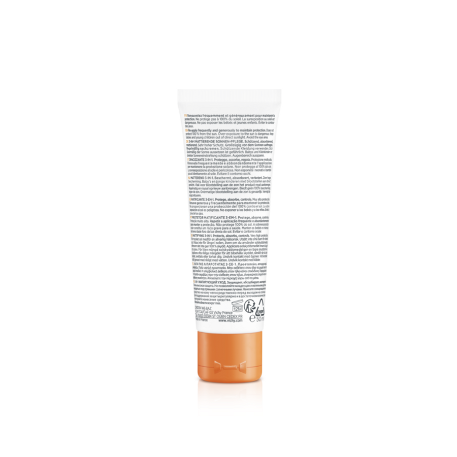 VICHY CAPITAL SOLEIL SOIN MATIFIANT 3-EN-1 SPF 50+