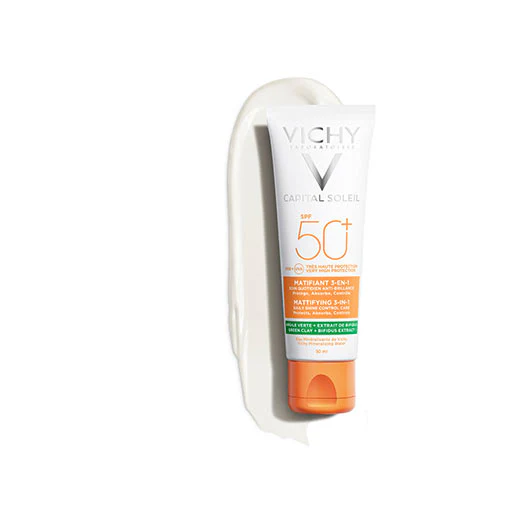 VICHY CAPITAL SOLEIL SOIN MATIFIANT 3-EN-1 SPF 50+