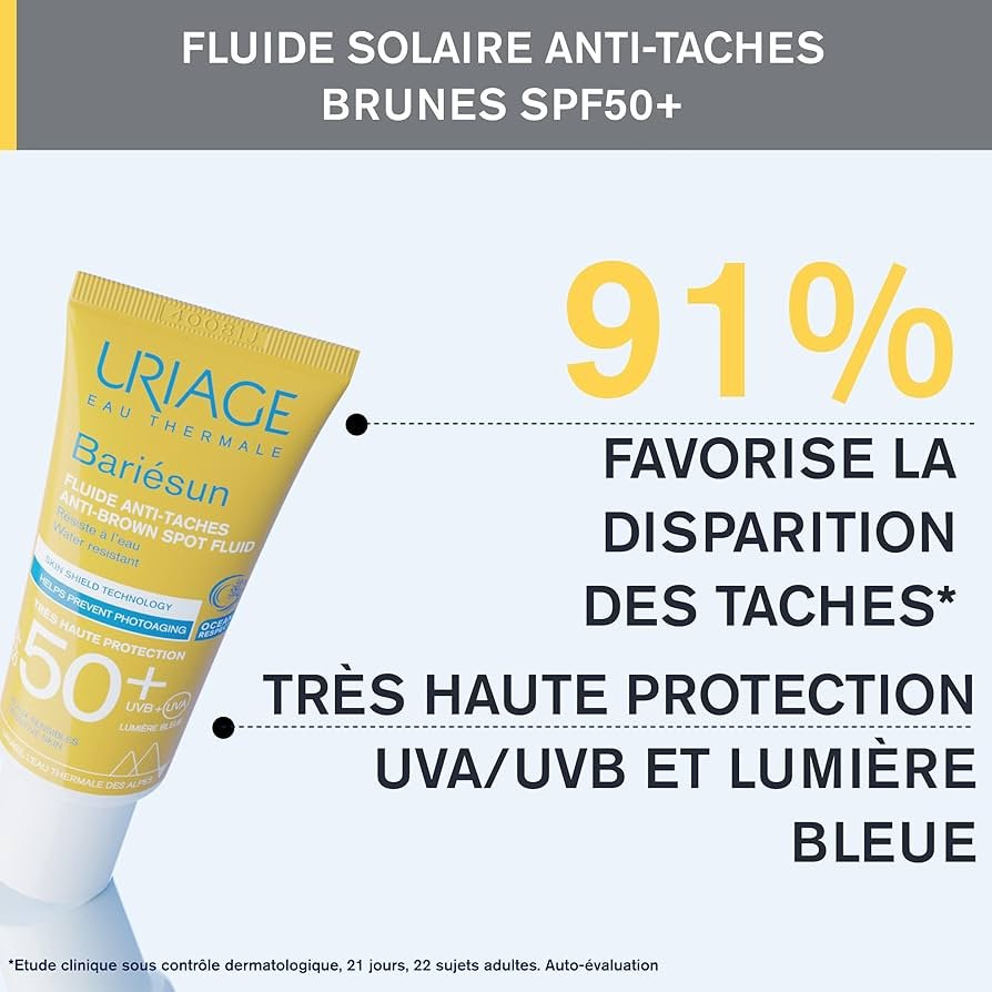 Uriage Bariesun SPF 50 + fluide anti-tâche 40 ml