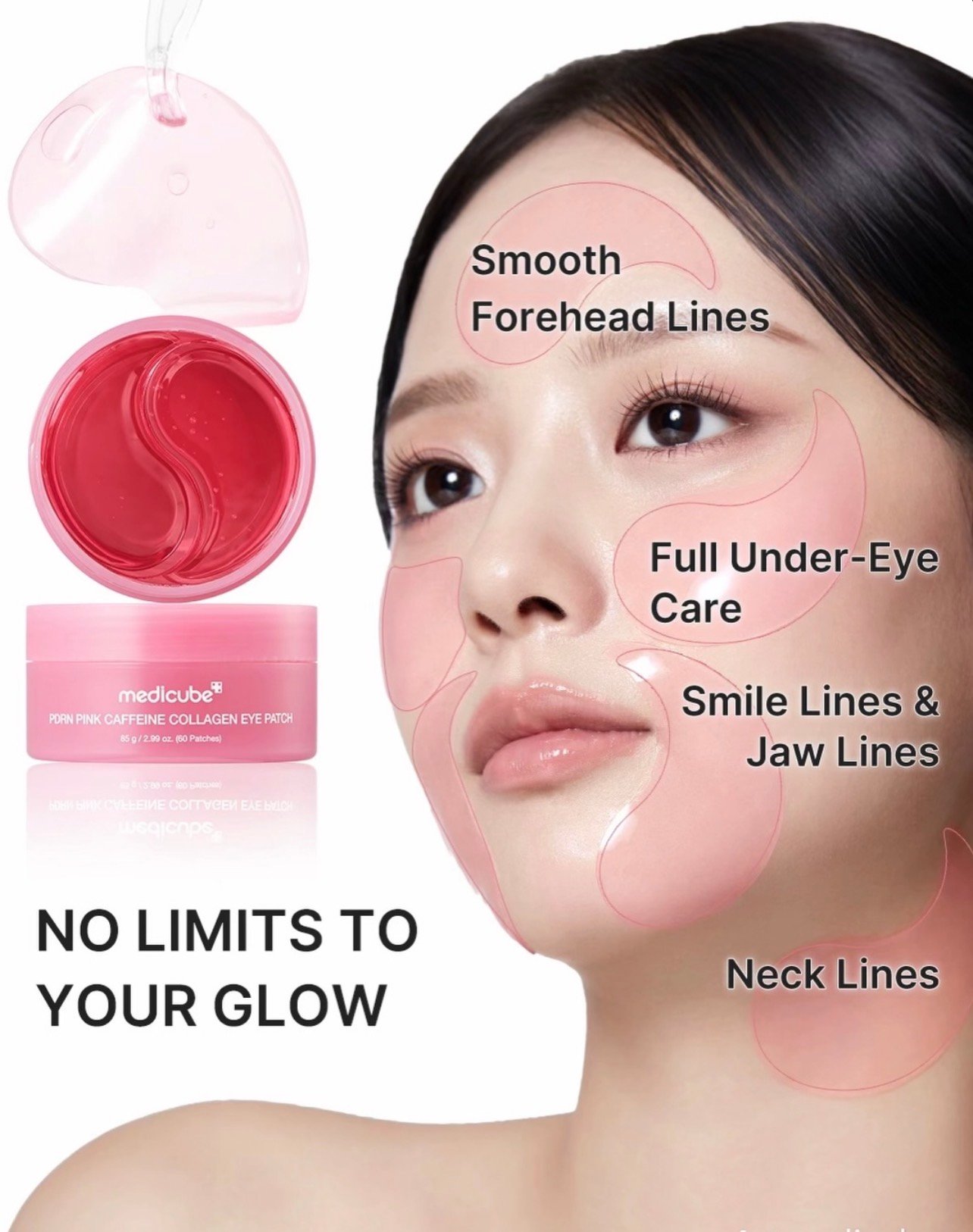 Medicube PDRN Pink Caffeine Collagen Eye Patch