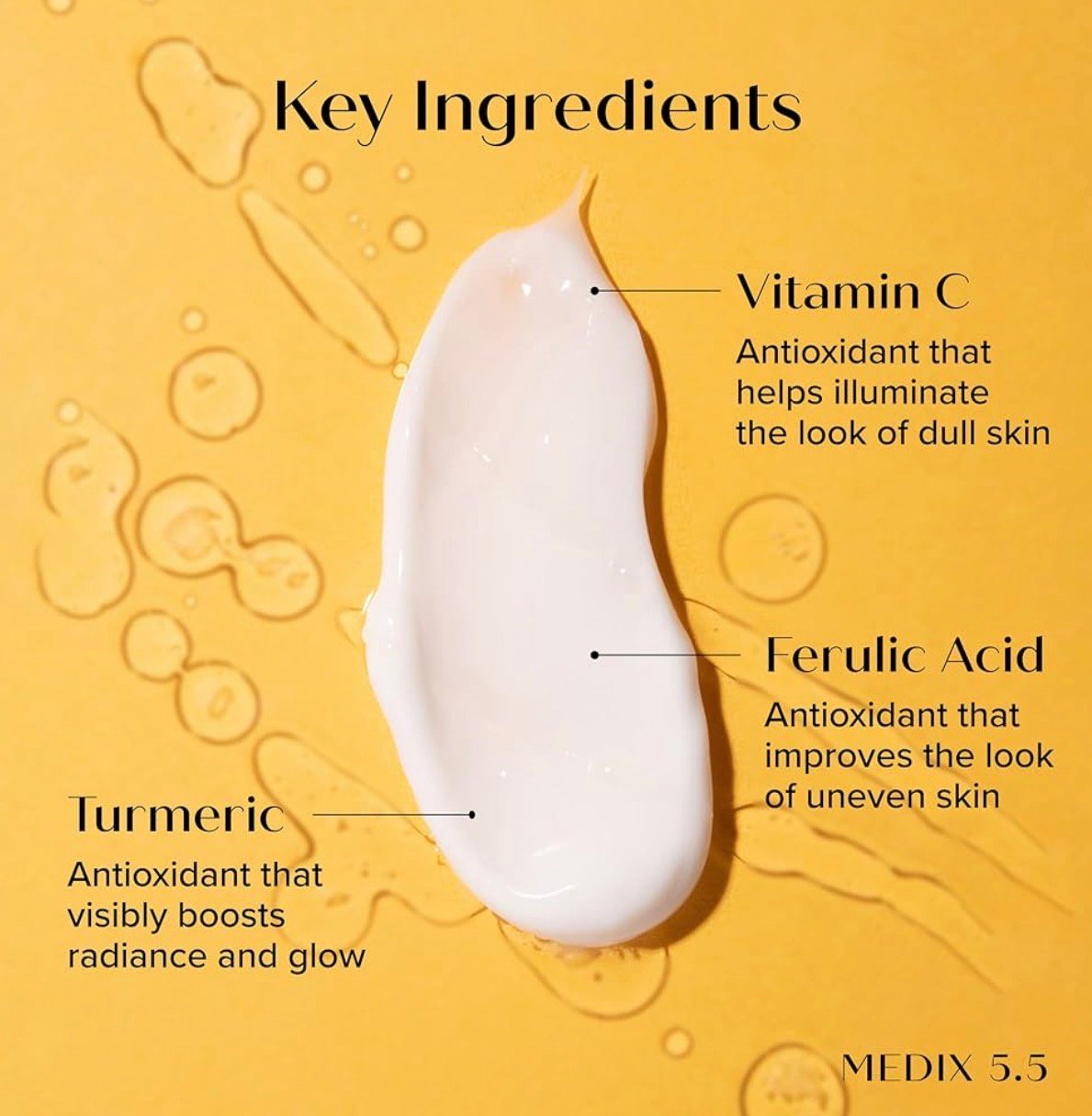 MEDIX Vitamin C Cream + Niacinamide Brightening Body Lotion | Anti Aging Moisturizer Vitamin C Lotion For Women & Men To Soften The Look Of Dark Spots, Wrinkles, & Uneven Looking Skin Tone, 15 Fl Oz