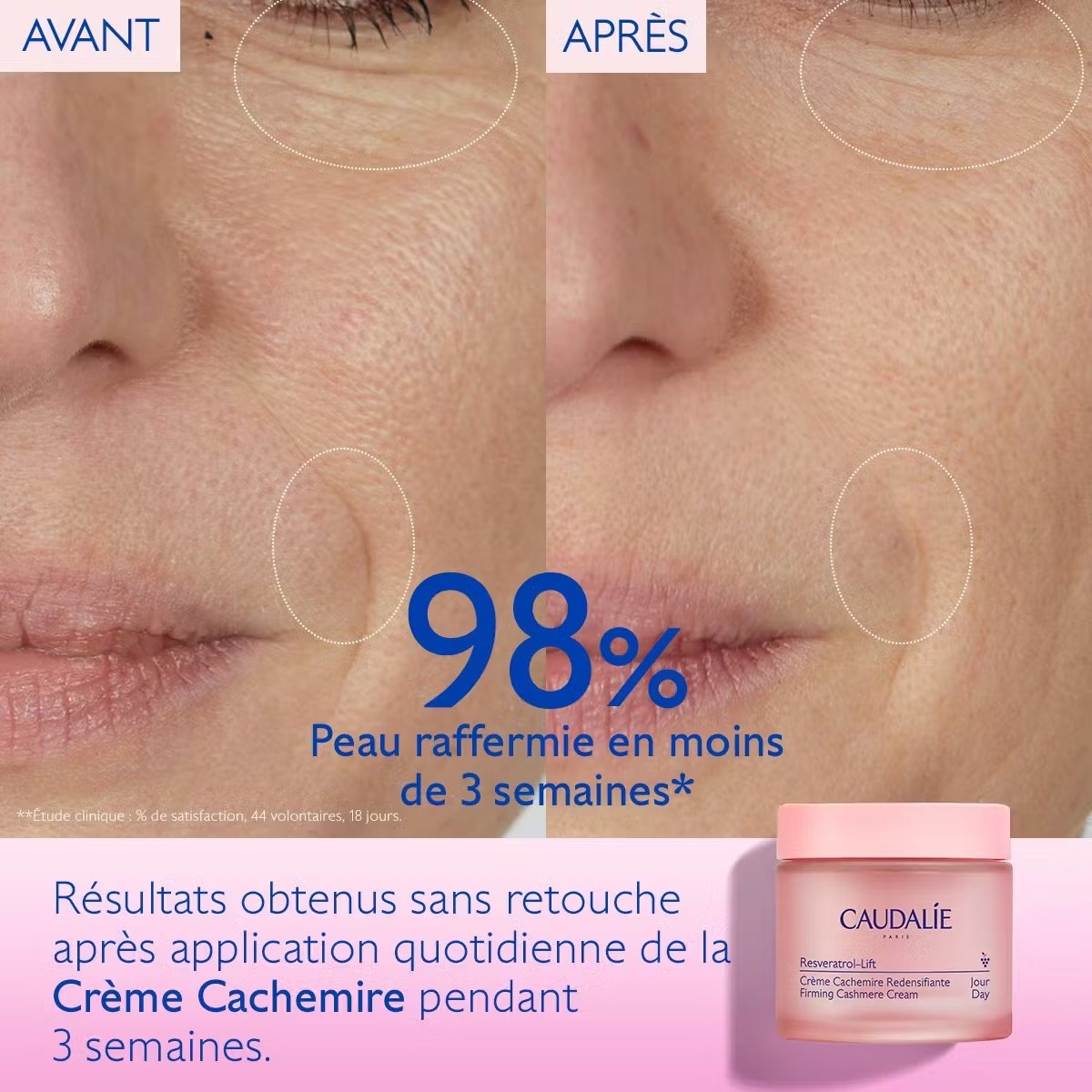 Crème Jour Cachemire Redensifiante au Resvératrol, alternative au Rétinol