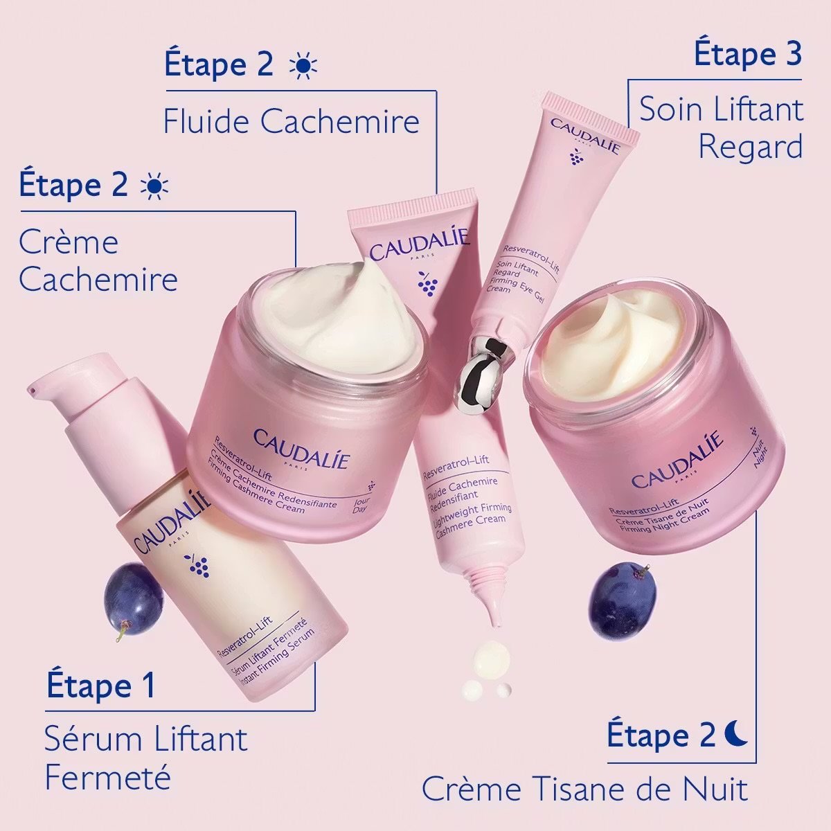 Crème Jour Cachemire Redensifiante au Resvératrol, alternative au Rétinol