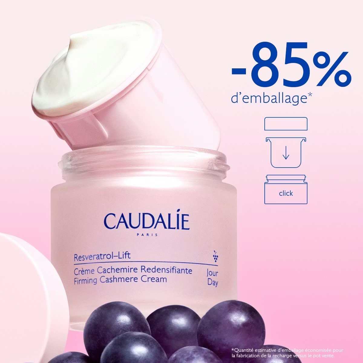 Crème Jour Cachemire Redensifiante au Resvératrol, alternative au Rétinol