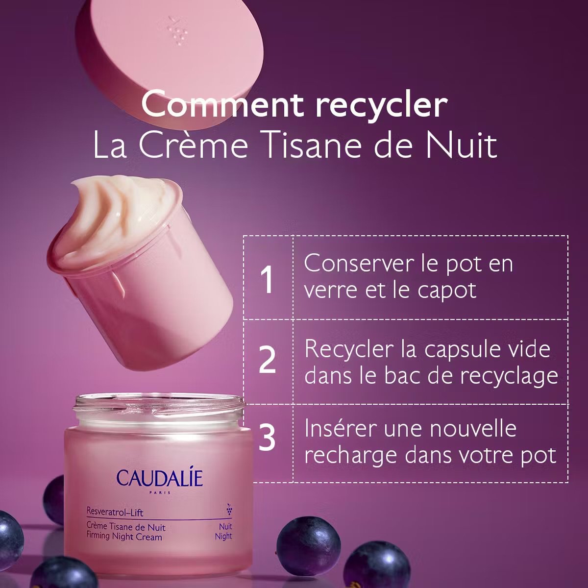 Crème Tisane de Nuit au Resvératrol, alternative au Rétinol