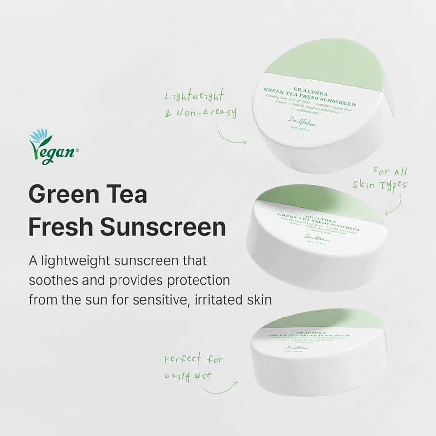 Dr.Althea  Sunscreen Protection Solaire Visage Vegan Coréenne (45 ml, SPF50 PA++++)