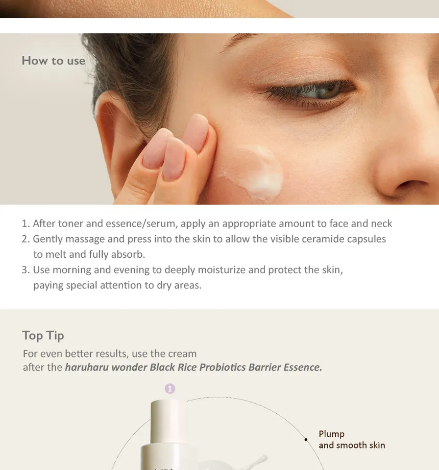 haruharu wonder – Black Rice 5 Ceramide Barrier Moisturizing Cream 50ml