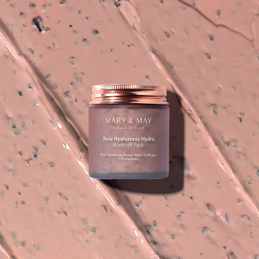 Mary&May Vegan Rose Hyaluronic Hydra Wash off Pack DUO SET 125G X2