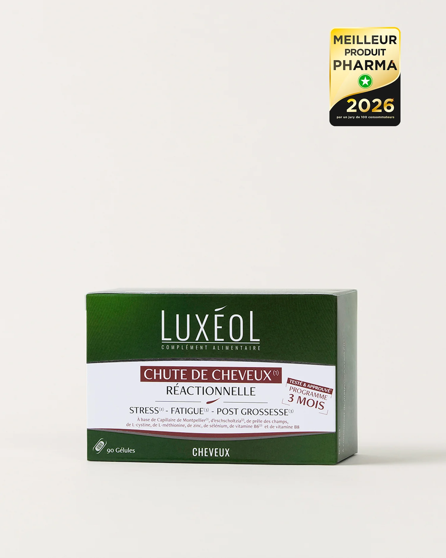 LUXÉOL Chute de Cheveux Réactionnelle
