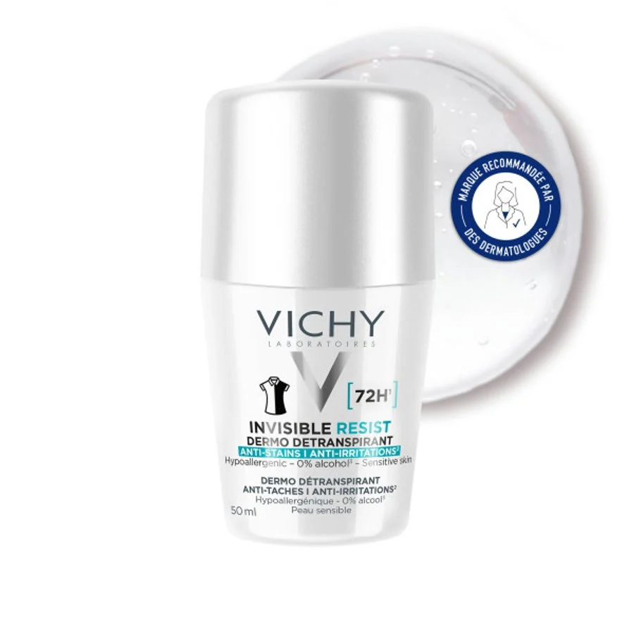 VICHY DEODORANTS Déodorant roll-on Dermo-détranspirant Invisible 72h