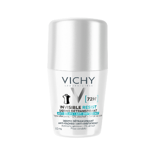 VICHY DEODORANTS Déodorant roll-on Dermo-détranspirant Invisible 72h