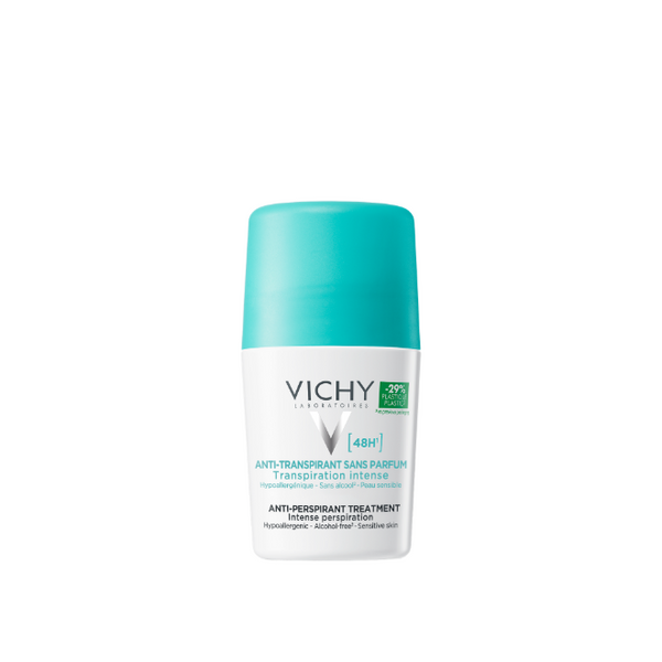 VICHY DÉODORANTS TRAITEMENT ANTI-TRANSPIRANT 48H -TRANSPIRATION INTENSE – ROLL-ON