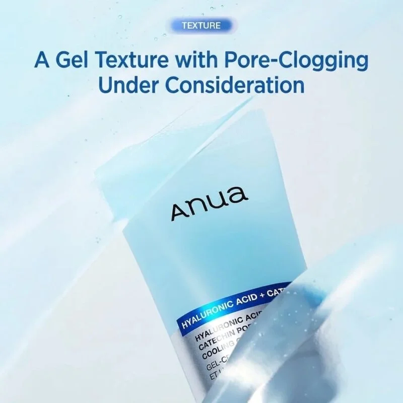 Anua Hyaluronic Acid + Catechin Pore Smoothing Cooling Gel Cream 80ml