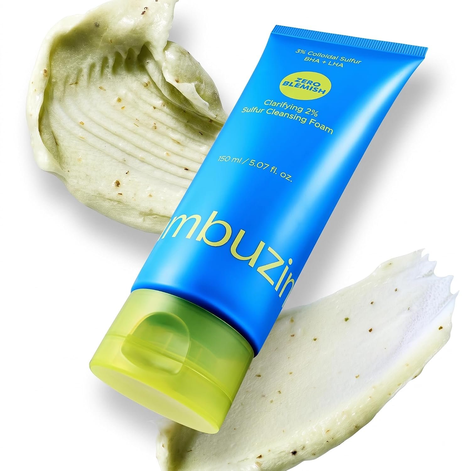 numbuzin Zero Blemish Clarifying 2% Sulfur Cleansing Foam 5.07 fl. oz