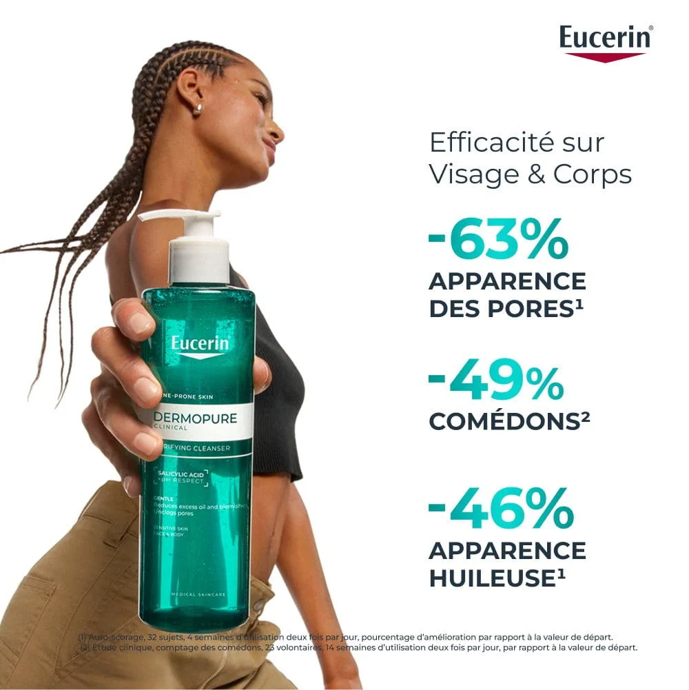 Eucerin Dermopure Gel Nettoyant 400Ml