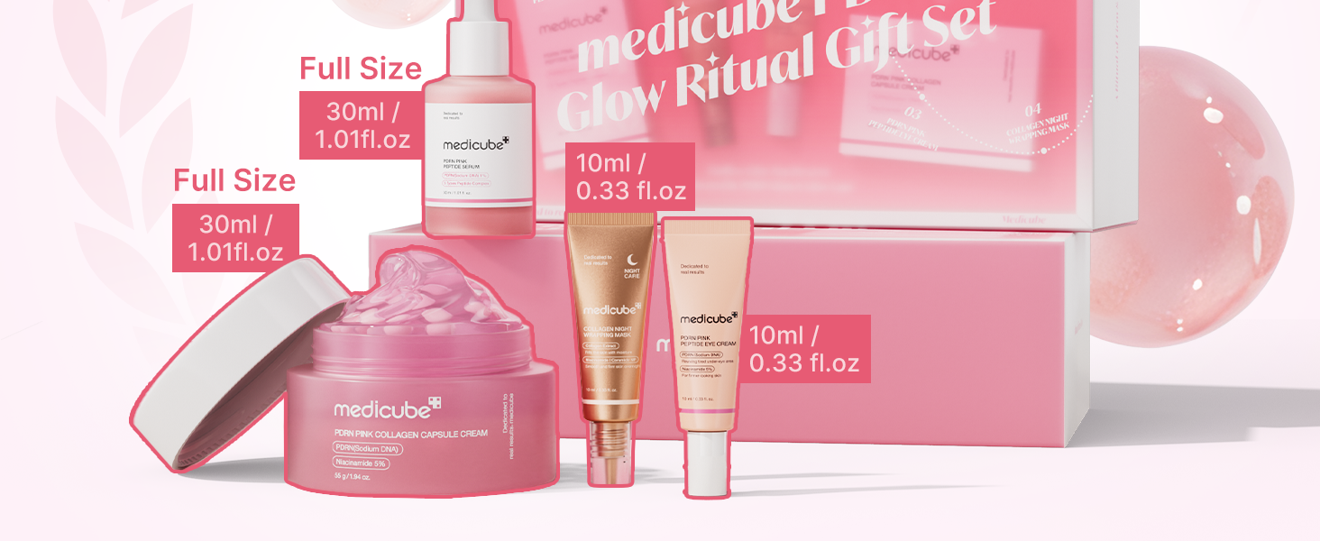 Medicube PDRN Glow Ritual Gift Set 4pc