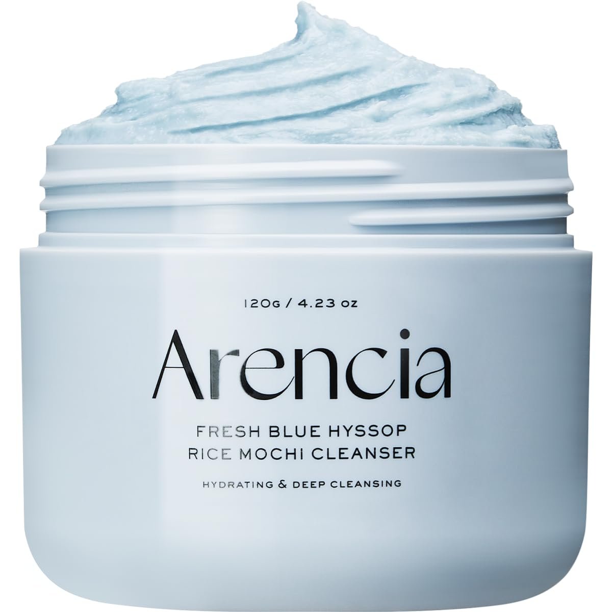 ARENCIA Hyssop Brightening & Deep-Cleansing Face Scrub & Exfoliator – for All Skin Types, Acne-Prone Skin & Blackheads (4.23oz)