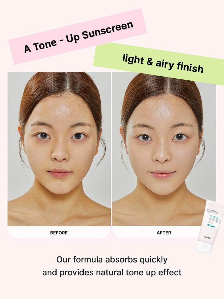 ++++COSRX Aloe 54.2 Aqua Tone-up Sunscreen SPF 50+ PA واقي شمس بالصبار غير دهني