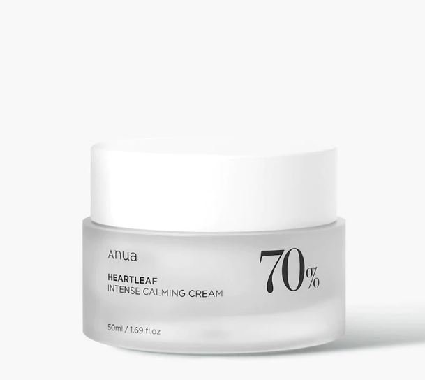 ANUA HEARTLEAF 70% INTENSE CALMING CREAM ترطيب مكثف ومهدئ