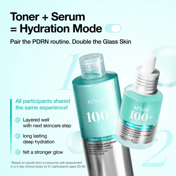 ANUA PDRN 100 Hyaluronic Acid Booster Toner