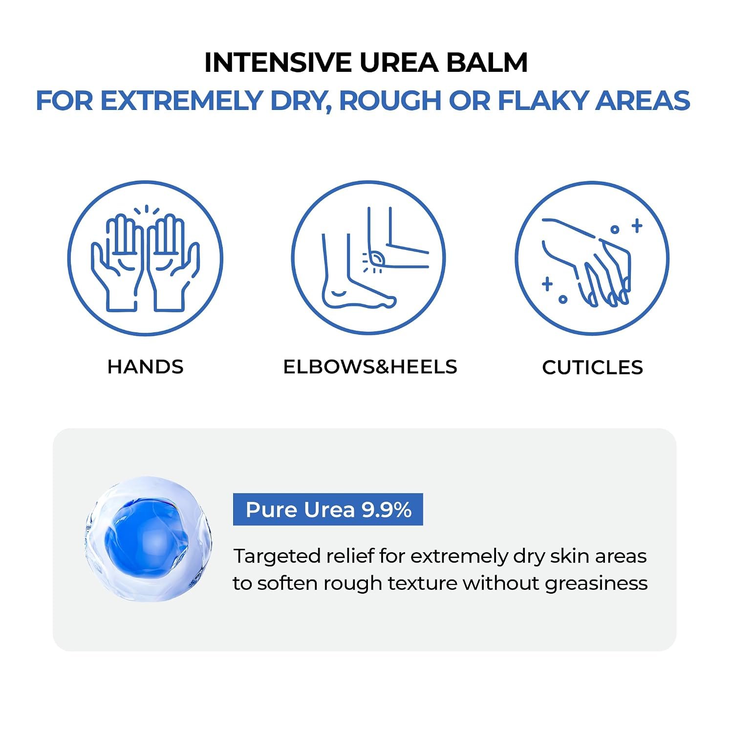 JUMISO 9.9% Urea Multi Balm for Cracked Hands, Deep Hydrating 1.69 oz | 9.9% urea multi-balm with Ceramide NP & cica for rough, cracked hands, elbows, heels & cuticles. Fast-absorbing, not greasy.