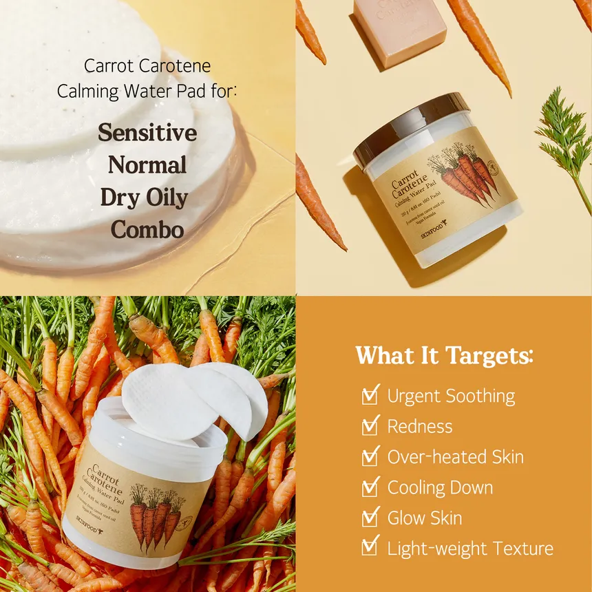 SKINFOOD – Carrot Carotene Calming Water Pad