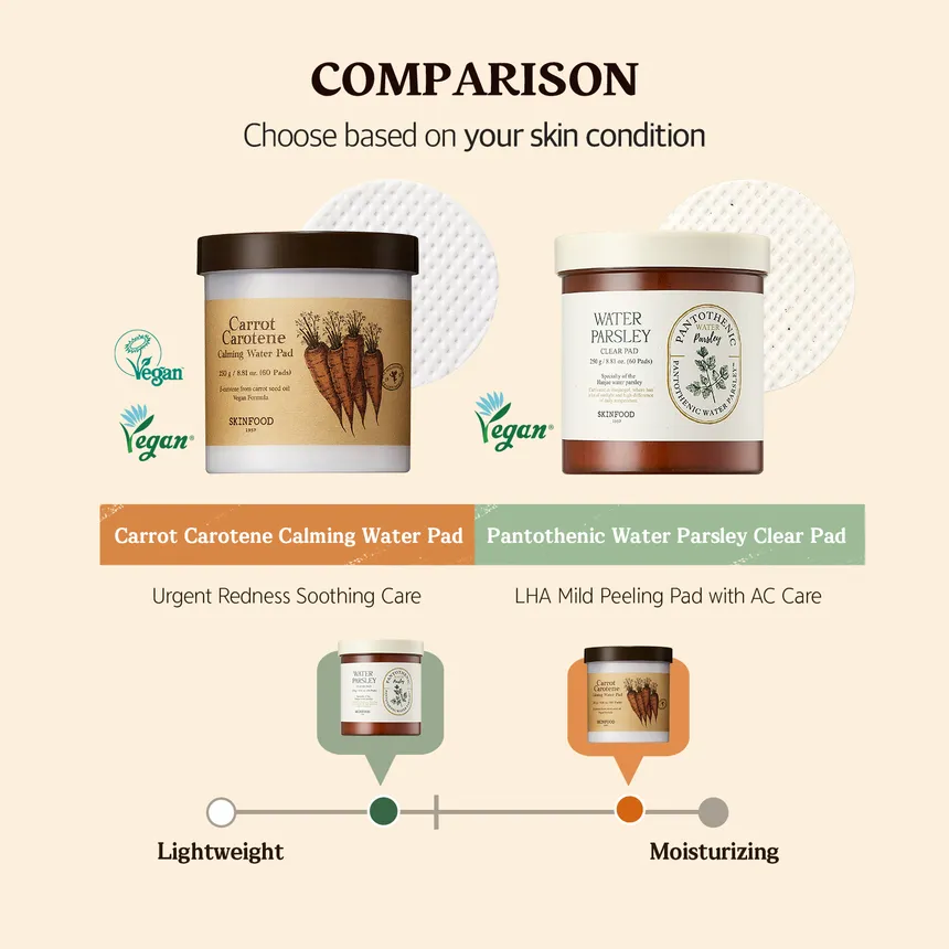 SKINFOOD – Carrot Carotene Calming Water Pad