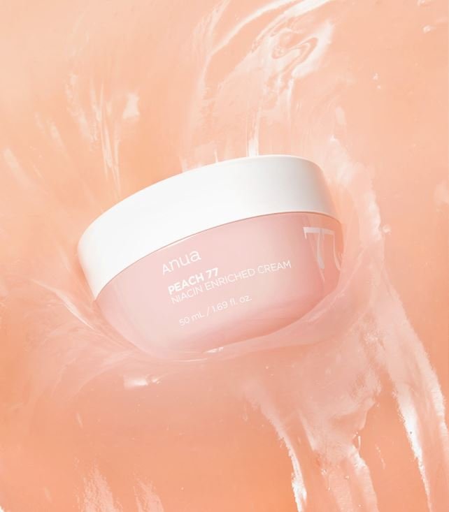 ANUA PEACH 77 NIACIN ENRICHED CREAM كريم النايسنمايد بخلاصه الخوخ
