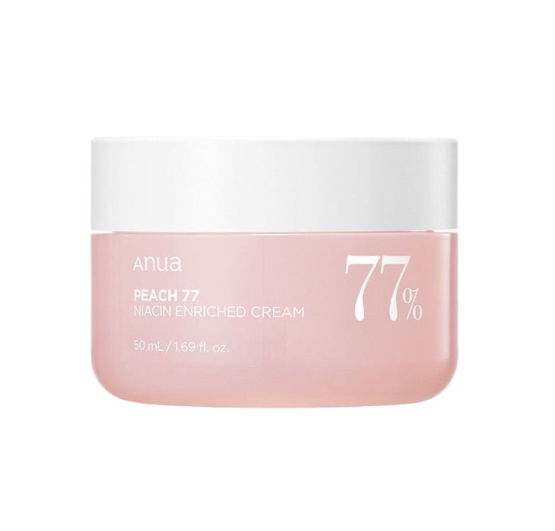 ANUA PEACH 77 NIACIN ENRICHED CREAM كريم النايسنمايد بخلاصه الخوخ
