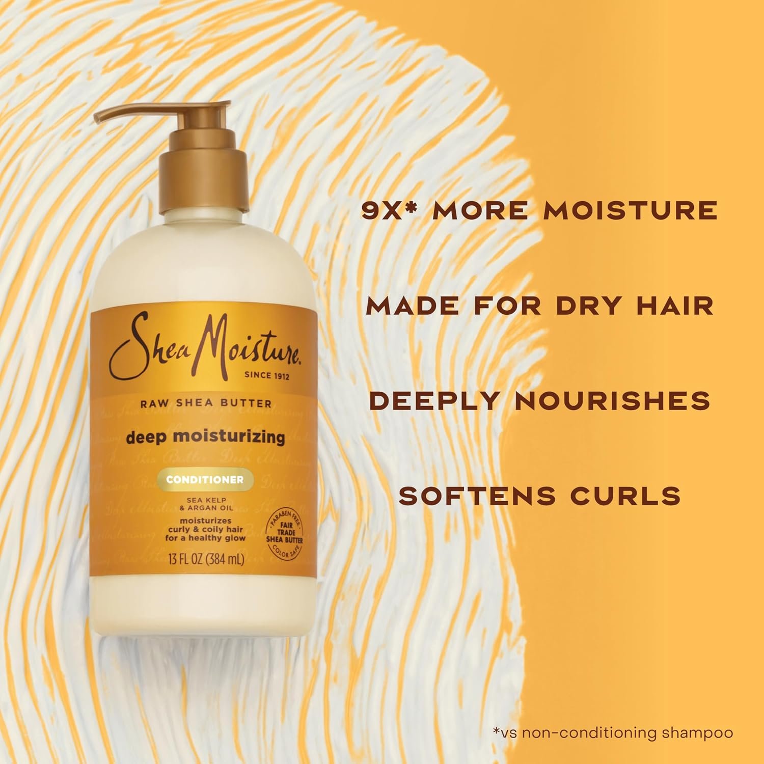 SheaMoisture Raw Shea Butter Deep moisturizing Conditioner for Curly Hair 13oz