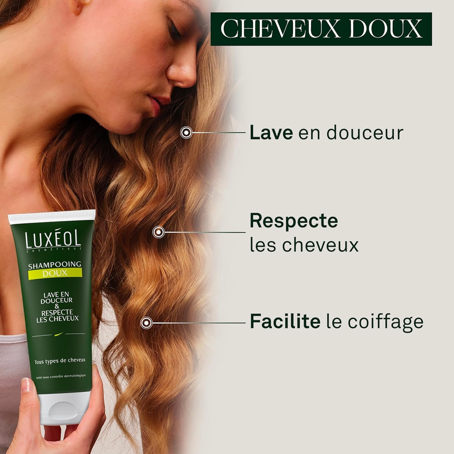 LUXÉOL- Shampooing DOUX 200ML
