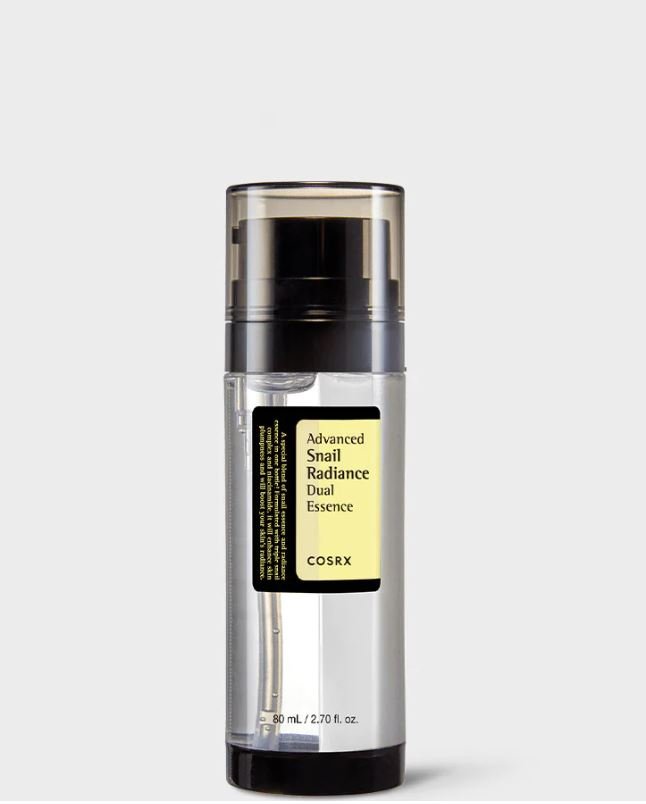 COSRX Advanced Snail Radiance Dual Essence اسنس الحلزون 2 في 1 مرونة وإشراق