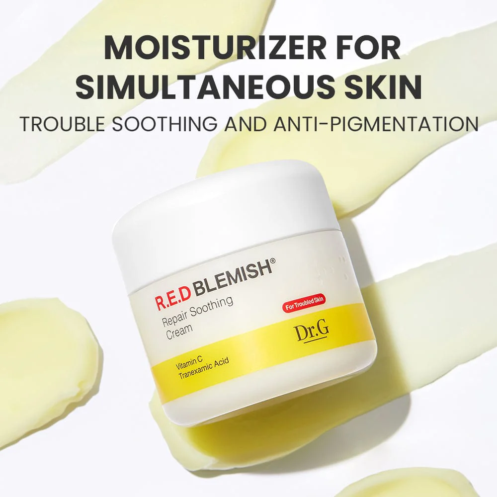 Dr.G R.E.D Blemish Repair Soothing Cream Holiday Special 50ml vitamin c