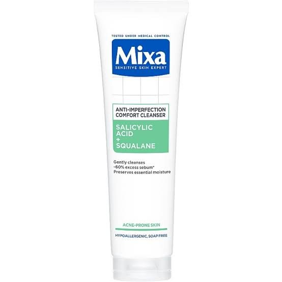 Mixa Salicylic Acid + Squalane Gel Nettoyant 150ml