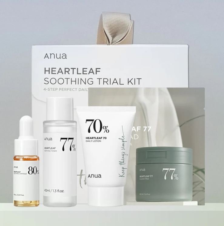Anua – Heartleaf Soothing Trial Kit (4 items) – مجموعة الهارتليف من انوا