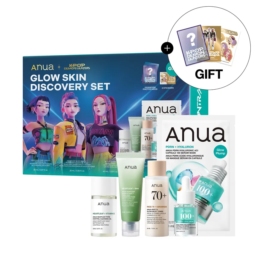 Anua – Glow Skin Discovery Set Kpop Demon Hunters Collaboration