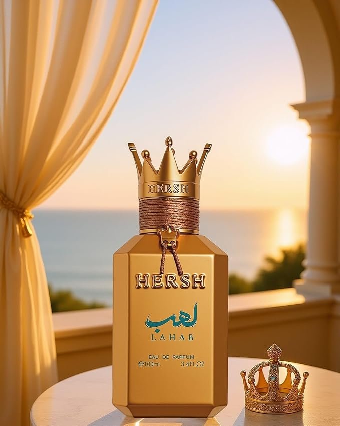 Al Ezz Oud “Hersh Lahab” Eau De Perfume for Men Blend of Basil, Vetiver & Black Pepper – 100ml