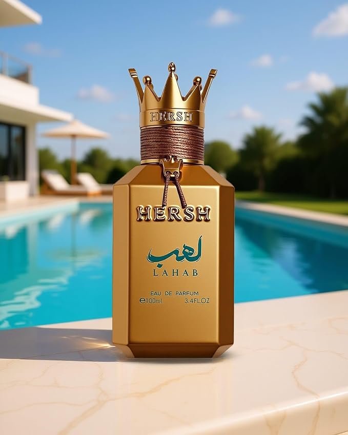 Al Ezz Oud “Hersh Lahab” Eau De Perfume for Men Blend of Basil, Vetiver & Black Pepper – 100ml