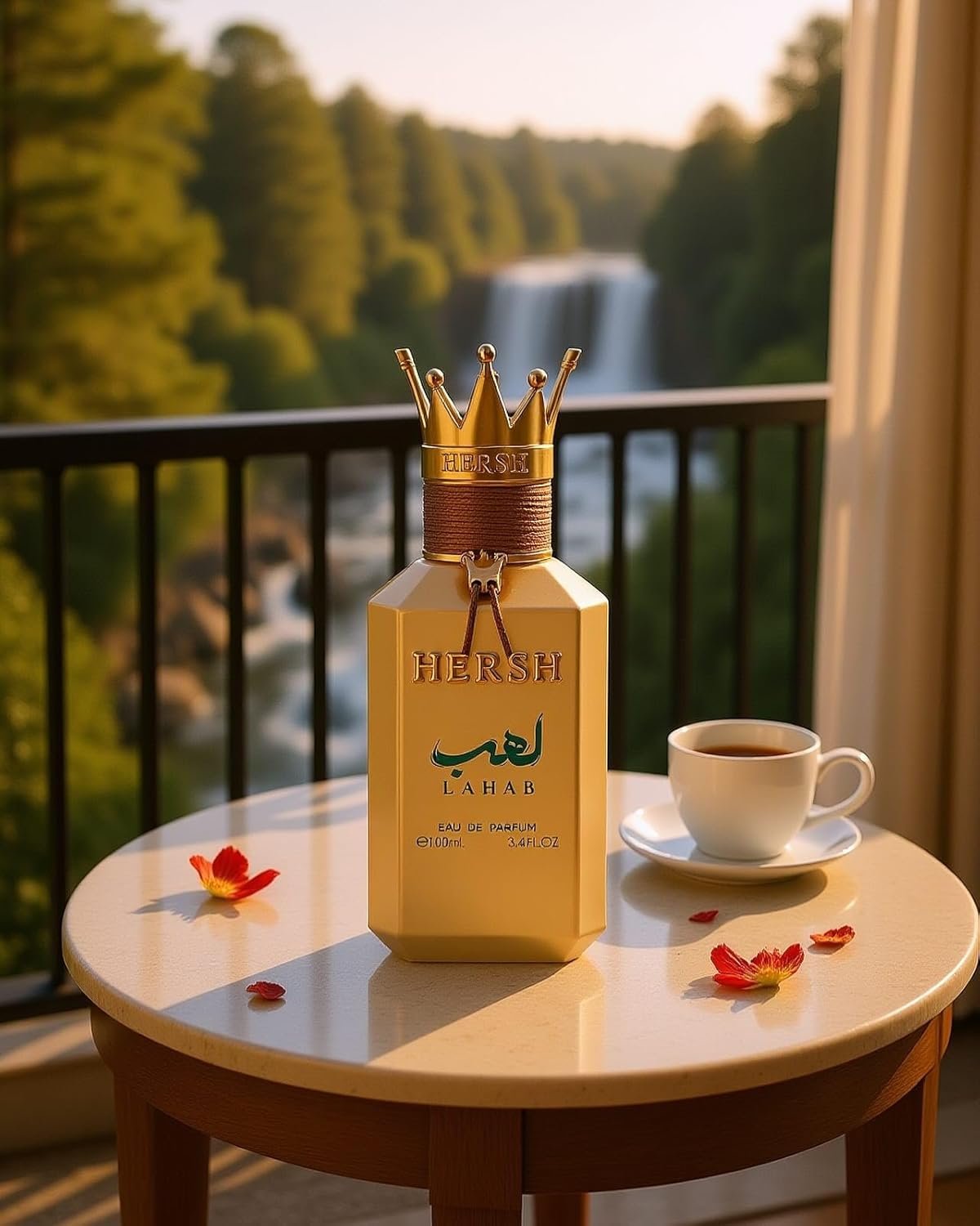 Al Ezz Oud “Hersh Lahab” Eau De Perfume for Men Blend of Basil, Vetiver & Black Pepper – 100ml