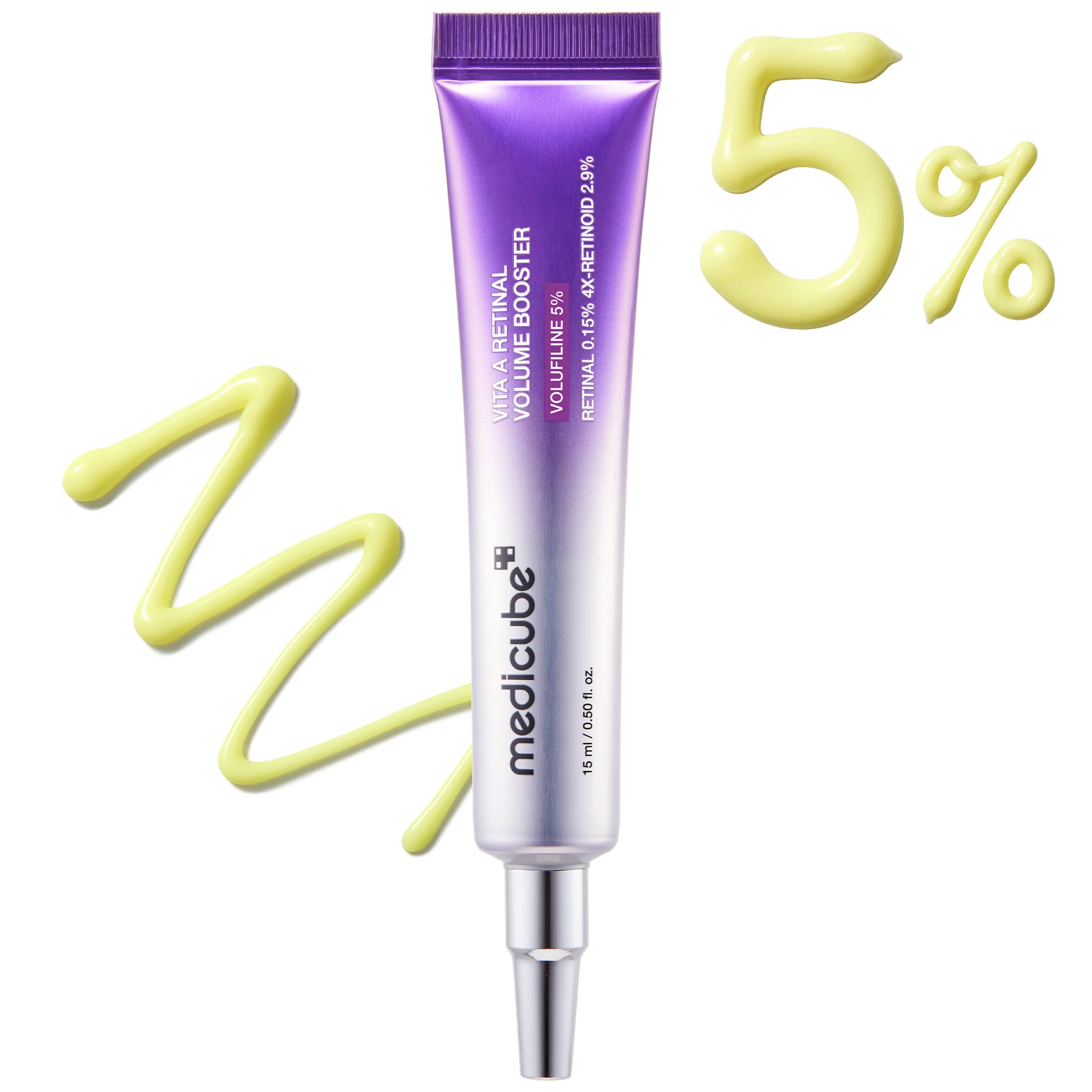 medicube Vita A Retinal Volume Booster Serum, with Volufiline, 4X-Retinoid