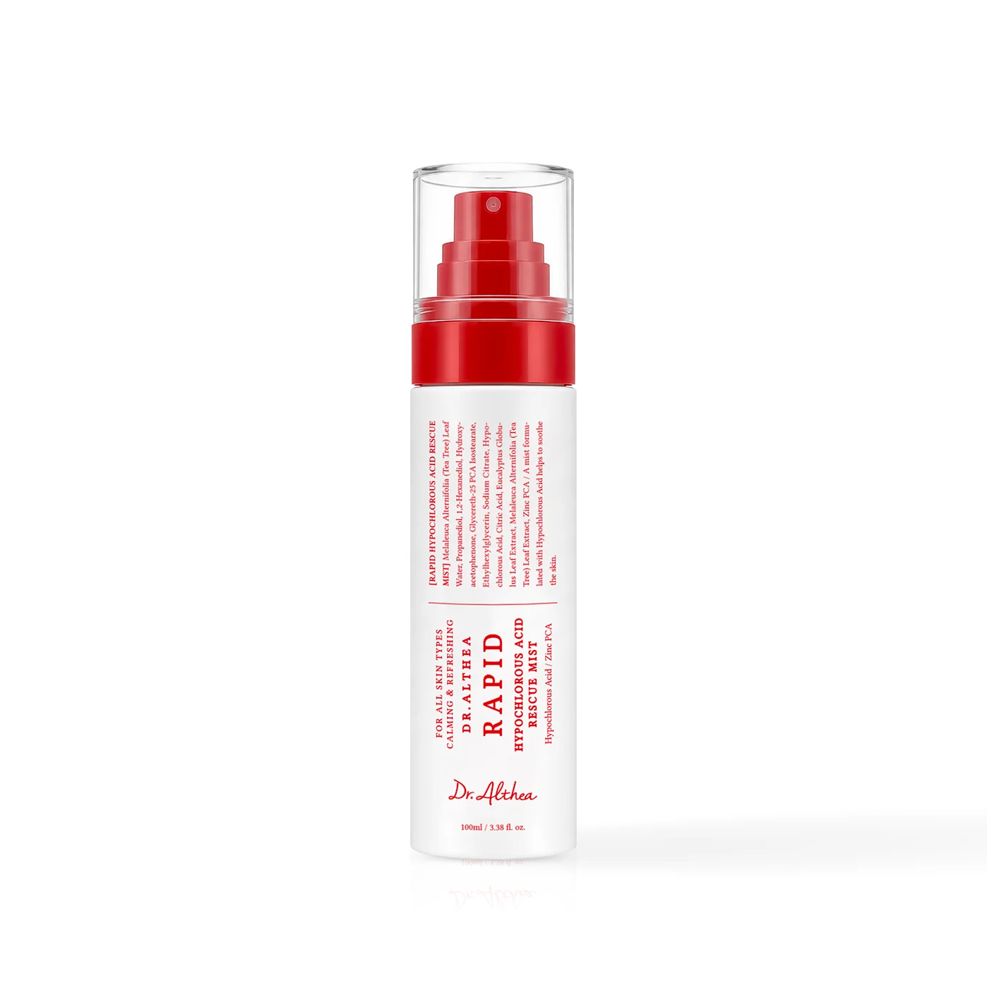 Dr.Althea Rapid Hypochlorous Acid Rescue Mist, Korean Skin Care, 2.02 Fl Oz