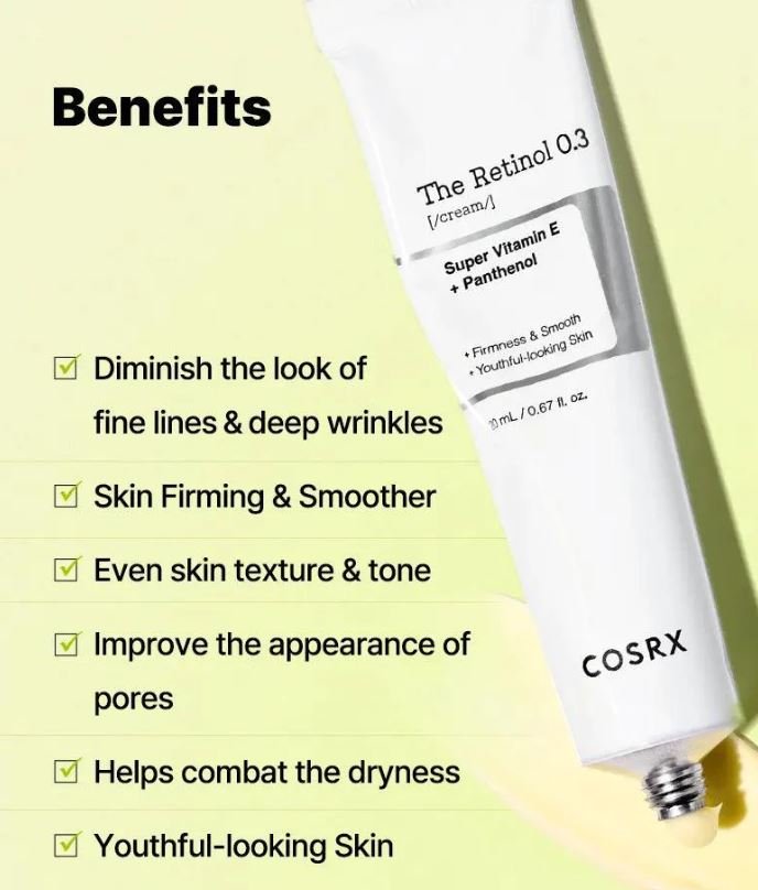 COSRX The Retinol 0.1 Cream كريم الريتينول 0.1