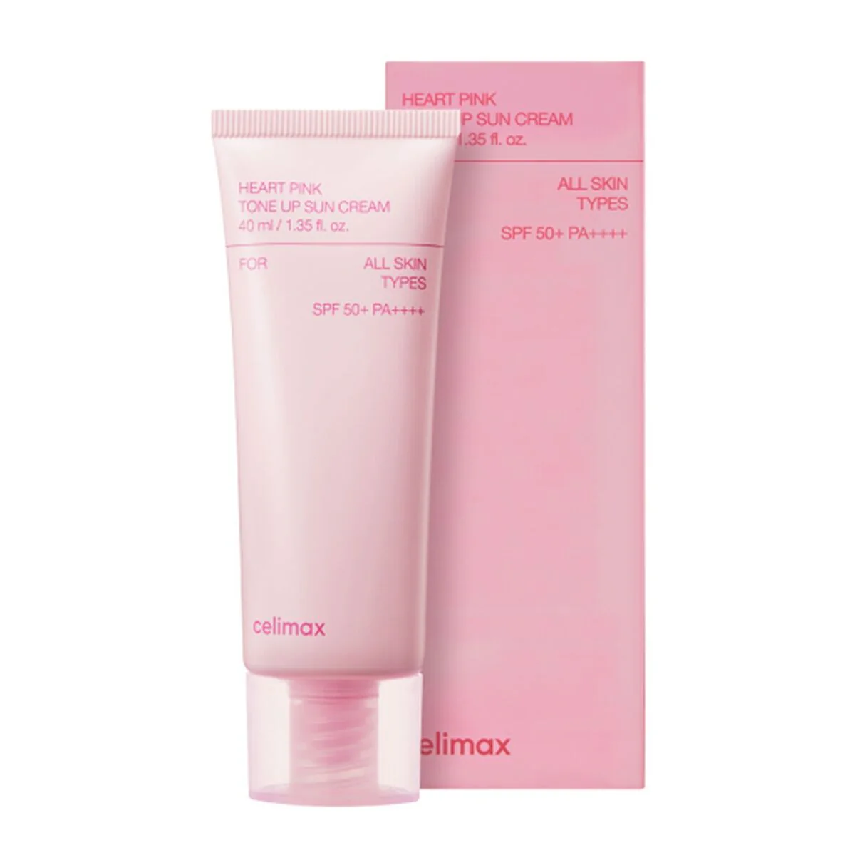 Celimax – Heart Pink Tone Up Sun Cream SPF 50+ PA++++ – Moisturizing Filter Cream – 40 ml