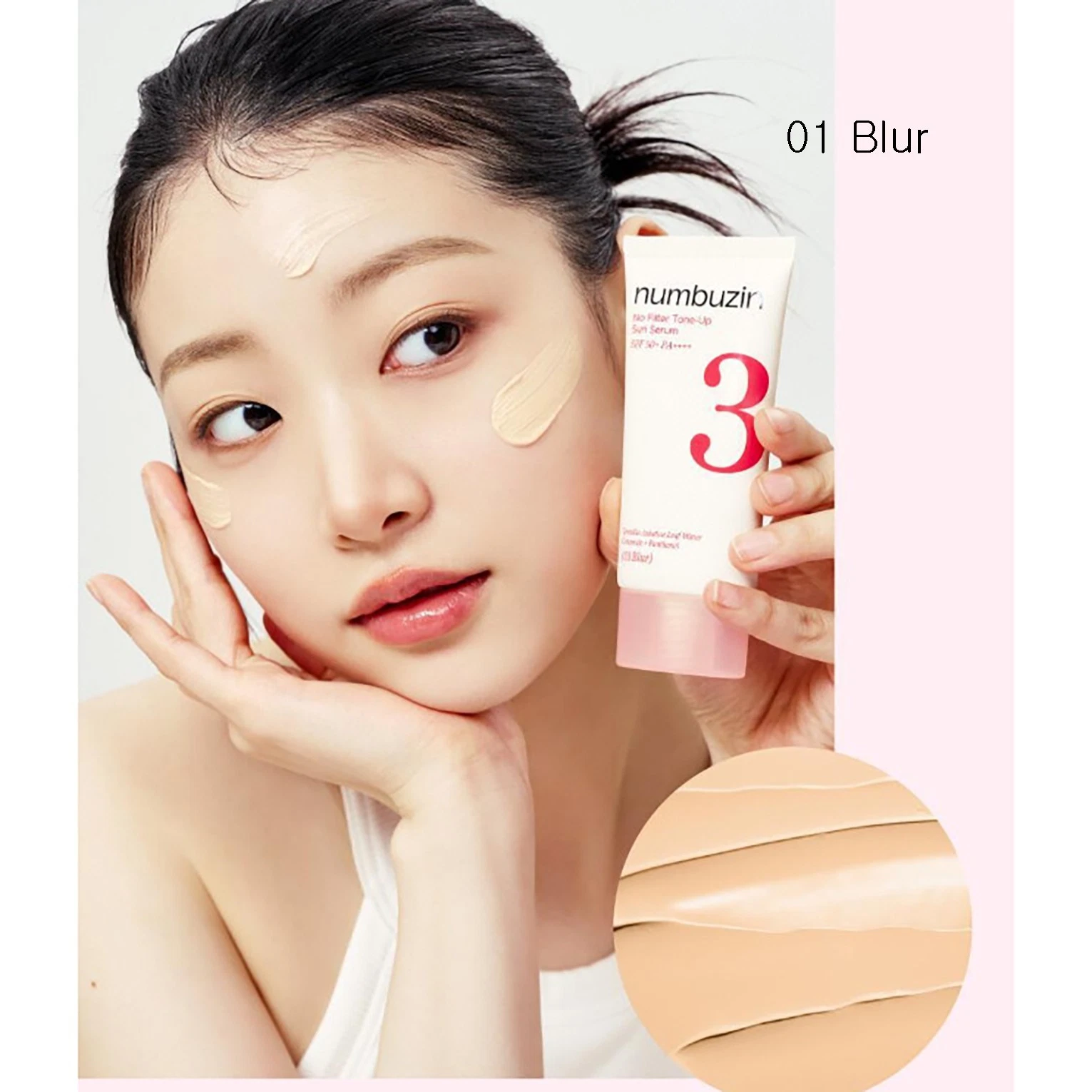 NUMBUZIN No.3 No Filter Tone-Up Sun Serum (SPF50+ PA++++) – 50ml