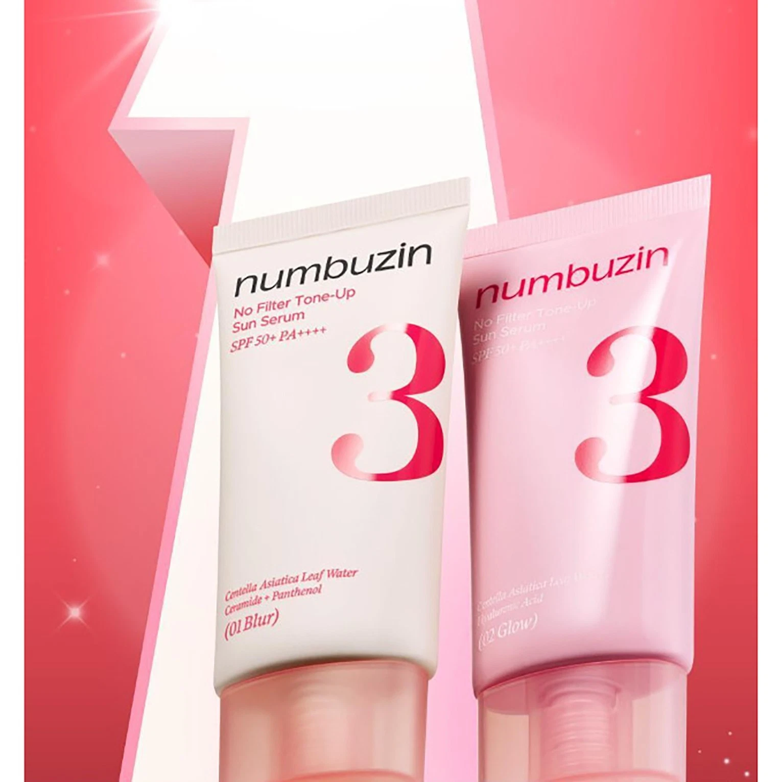 NUMBUZIN No.3 No Filter Tone-Up Sun Serum (SPF50+ PA++++) – 50ml
